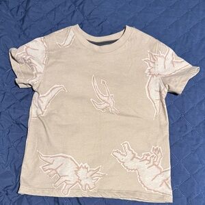 10/$10 365kidw Beige Dinosaur Adventure Tee